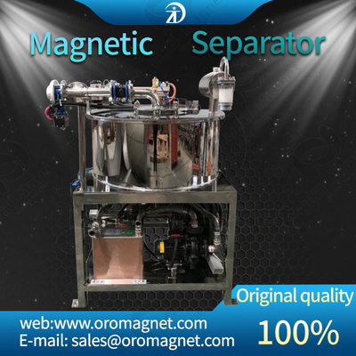 Αυτόματος ηλεκτρομαγνητικός διαχωριστής μηχανών διαχωριστών υψηλής έντασης μαγνητικός για την κεραμική χημική ουσία πηλού