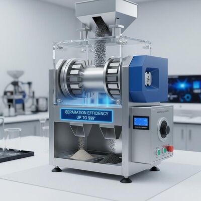 Αποδοτικότητα διαχωρισμού έως και 99 τοις εκατό ξηρός μαγνητικός διαχωριστής με ισχυρή ένταση μαγνητικού πεδίου για την απόδοση