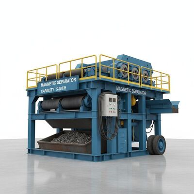 Mining Magnetic Retrieval Machine Capacity 5-10T H Magnetic Separator Designed for Mining Industry and Material Recovery