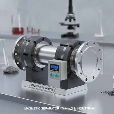 100mm Pipe Size Magnetic Separation Equipment CTB Specifications Designed for Mining Engineering Laboratory Applications and Industrial
