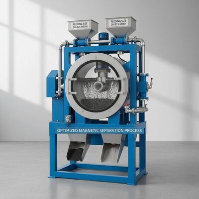 Circulating Running Magnetic Separator Equipment Featuring Feeding Size 20-325 Mesh Optimized Magnetic Separation Process
