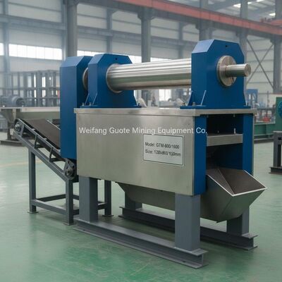 600-1600mm Ρολάρι μήκος μαγνητικός διαχωριστικός μηχανή 1200mm X 800mm X 1500mm Προσφέρεται από Weifang Guote Mining Equipment Co