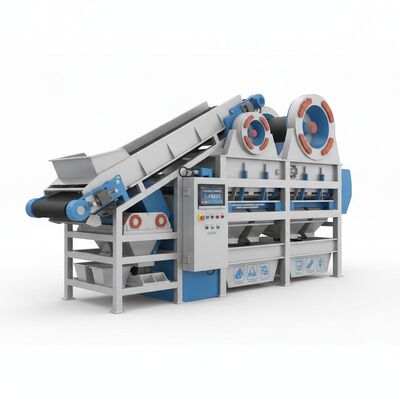 Προθεσμία παράδοσης 2-4 εβδομάδες Προσαρμόσιμο στεγνό μαγνητικό διαχωριστήρα σχεδιασμένο για διαχωρισμό στις βιομηχανίες εξόρυξης και ανακύκλωσης
