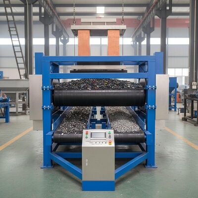 Αυτόματος ηλεκτρομαγνητικός διαχωριστής που αναπτύχθηκε για τον διαχωρισμό των σιδηρούχων μετάλλων από μη μεταλλικά υλικά στον βιομηχανικό τομέα