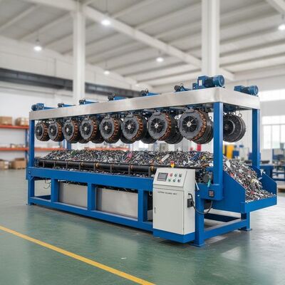 Διαχωρισμός των σιδηρούχων μετάλλων από μη μεταλλικά υλικά Ηλεκτρομαγνητικός διαχωριστής που προσφέρει 44 μαγνήτες και προσαρμοσμένη τάση για διαλογή