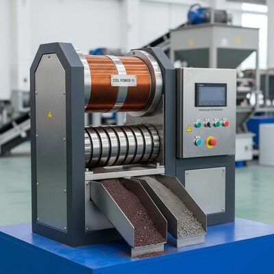 Μαγνητικός διαχωριστής ξηρού τύπου χαμηλής συντήρησης με ισχύ πηνίου 11, κατάλληλος για μαγνητικό διαχωρισμό σε εξόρυξη και επεξεργασία υλικών