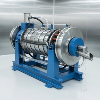 Απομόνωση κατηγορίας Ε υγρός μαγνητικός διαχωριστής οριζόντιας ή κλίσης εγκατάστασης Ιδανικός για επεξεργασία υλικών